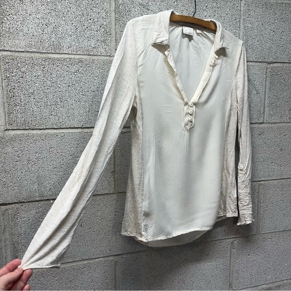 Anthropologie 9-H15 Ivory Blouse - Picture 9 of 9